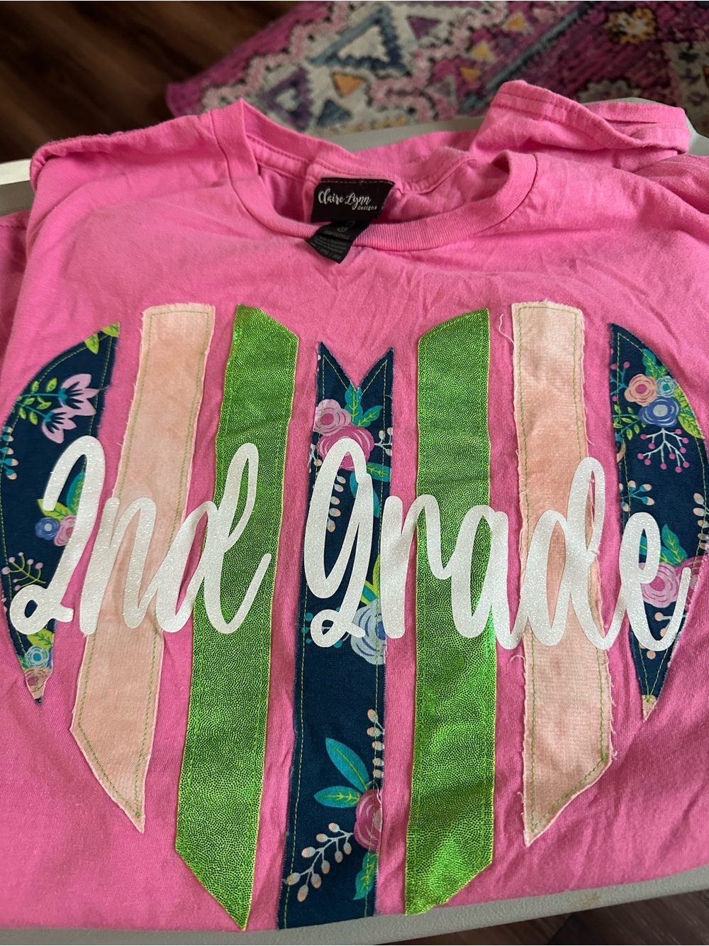 2nd Grade teacher  Pink Graphic Tee